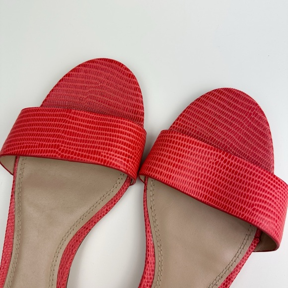 Tory Burch Savannah D’Orsay Flat Sandals in Melon/Coral 9 - Picture 9 of 14